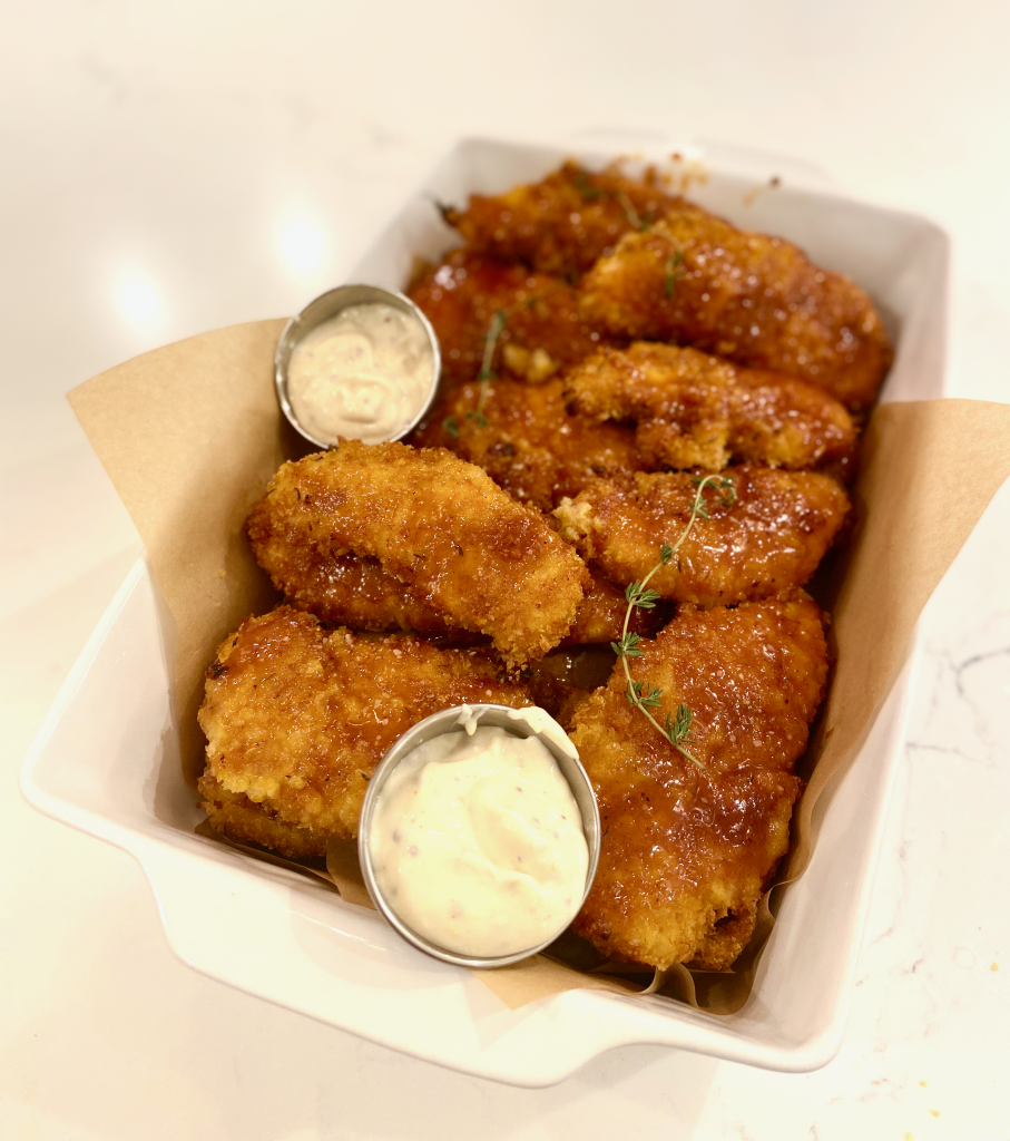 Oven Baked Nashville Hot Honey Chicken Tenders - Walestable.com